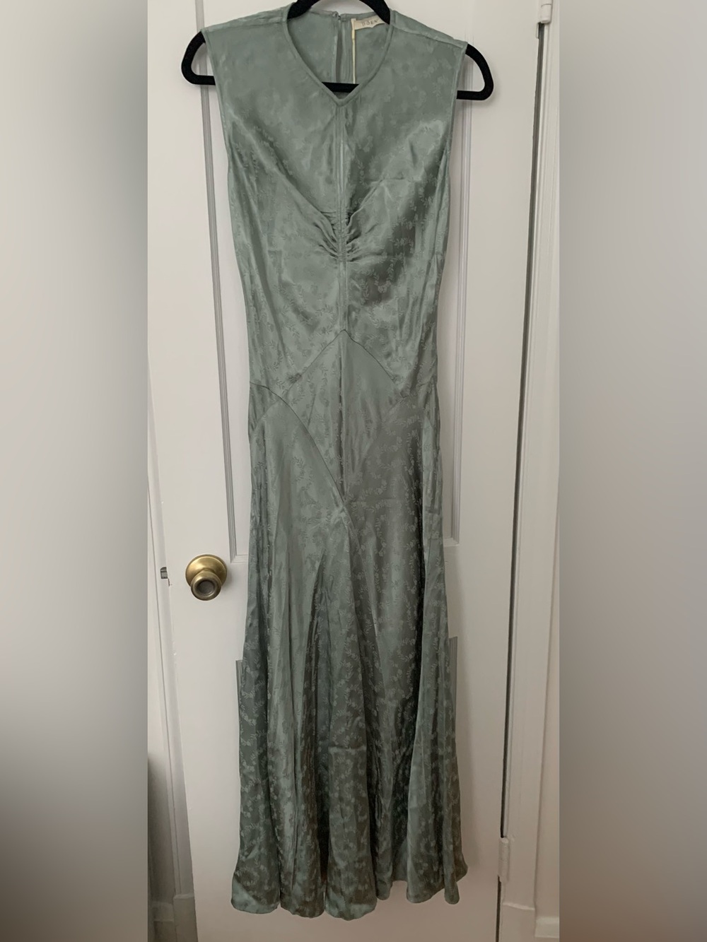 Doen Ginette Dress in Dusty Jade - Picture 4 of 11